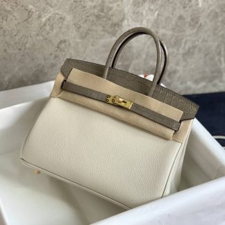 Replica Hermes Touch Birkin 30 Togo Niloticus Crocodile Leather Bag