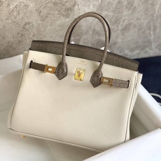 Replica Hermes Touch Birkin 30 Togo Niloticus Crocodile Leather Bag