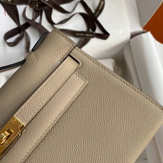 Replica Hermes Epsom Leather Kelly Pochette
