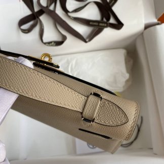 Replica Hermes Epsom Leather Kelly Pochette