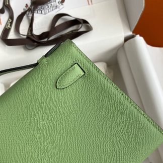 Replica Hermes Epsom Leather Kelly Pochette