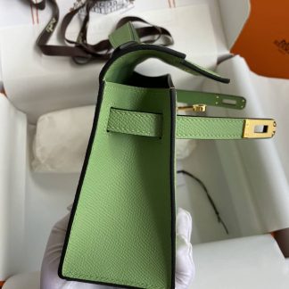 Replica Hermes Epsom Leather Kelly Pochette