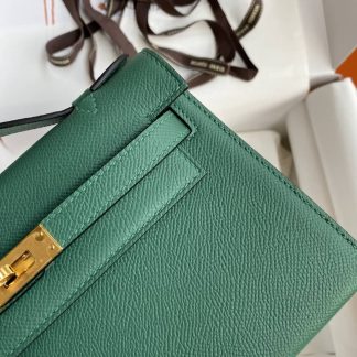 Replica Hermes Epsom Leather Kelly Pochette