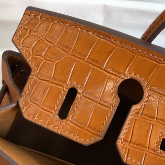 Replica Hermes Touch Birkin 30 Togo Niloticus Crocodile Leather Bag