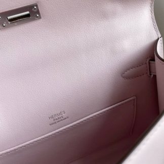 Replica Hermes Swift Leather Mini Kelly Pochette