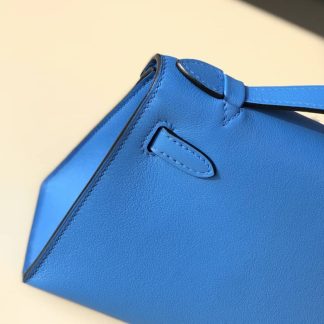 Replica Hermes Swift Leather Mini Kelly Pochette