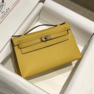 Replica Hermes Swift Leather Mini Kelly Pochette