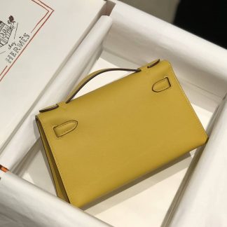 Replica Hermes Swift Leather Mini Kelly Pochette