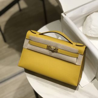 Replica Hermes Swift Leather Mini Kelly Pochette