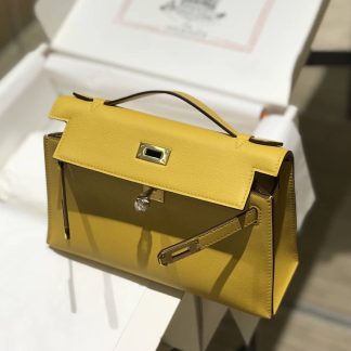 Replica Hermes Swift Leather Mini Kelly Pochette