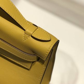 Replica Hermes Swift Leather Mini Kelly Pochette