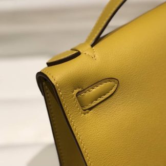 Replica Hermes Swift Leather Mini Kelly Pochette