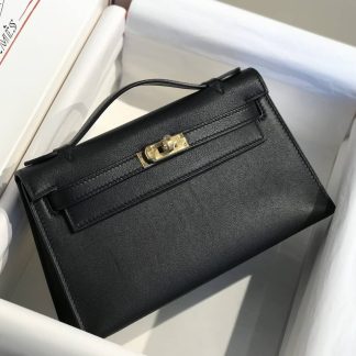 Replica Hermes Swift Leather Mini Kelly Pochette