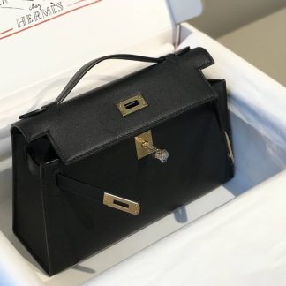 Replica Hermes Swift Leather Mini Kelly Pochette