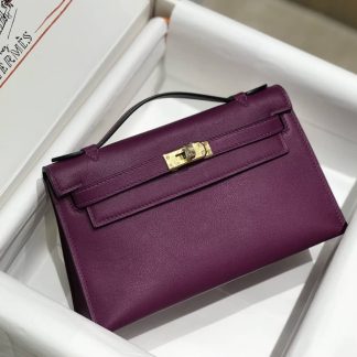 Replica Hermes Swift Leather Mini Kelly Pochette