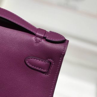 Replica Hermes Swift Leather Mini Kelly Pochette