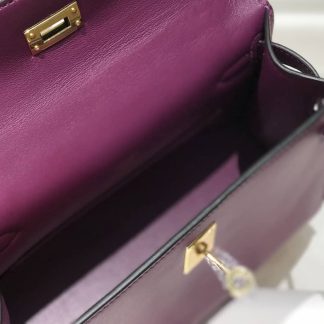 Replica Hermes Swift Leather Mini Kelly Pochette