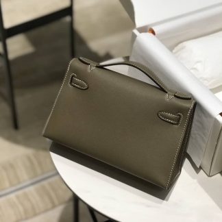 Replica Hermes Swift Leather Mini Kelly Pochette