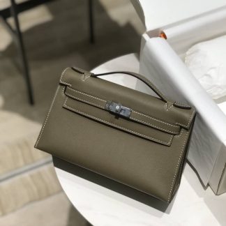 Replica Hermes Swift Leather Mini Kelly Pochette