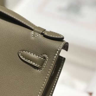 Replica Hermes Swift Leather Mini Kelly Pochette
