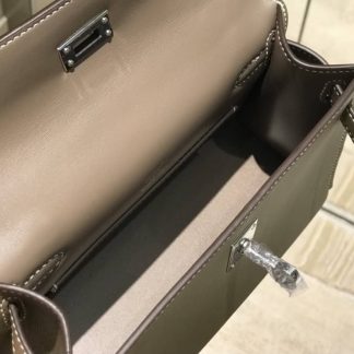 Replica Hermes Swift Leather Mini Kelly Pochette