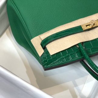 Replica Hermes Touch Birkin 30 Togo Niloticus Crocodile Leather Bag