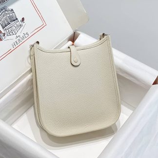 Replica Hermes Evelyne Mini Clemence Leather Bag