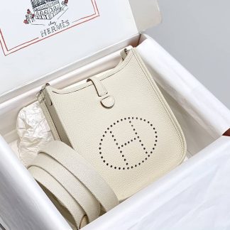 Replica Hermes Evelyne Mini Clemence Leather Bag