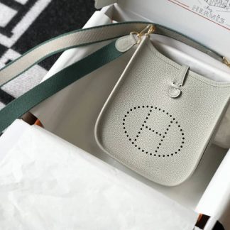 Replica Hermes Evelyne Mini Clemence Leather Bag