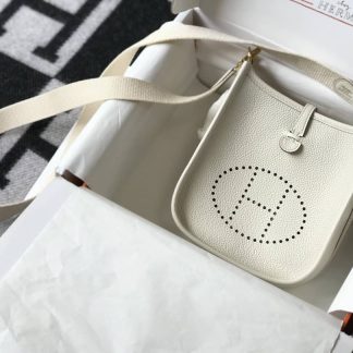 Replica Hermes Evelyne Mini Clemence Leather Bag