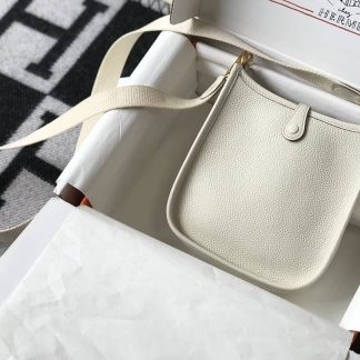 Replica Hermes Evelyne Mini Clemence Leather Bag