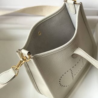 Replica Hermes Evelyne Mini Clemence Leather Bag