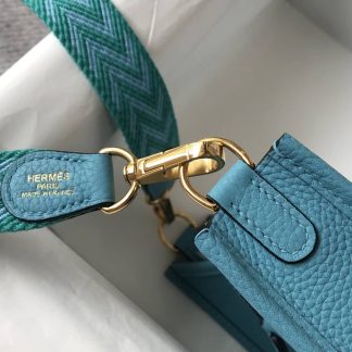 Replica Hermes Evelyne Mini Clemence Leather Bag