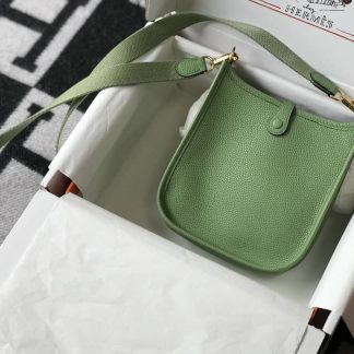Replica Hermes Evelyne Mini Clemence Leather Bag