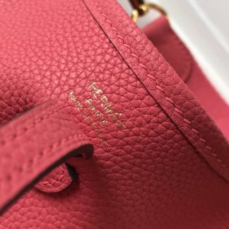 Replica Hermes Evelyne Mini Clemence Leather Bag