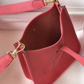 Replica Hermes Evelyne Mini Clemence Leather Bag