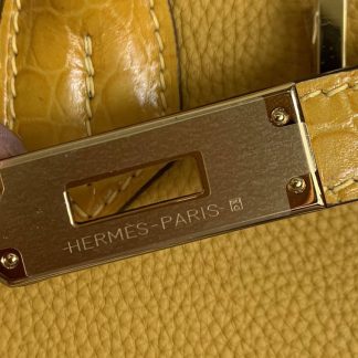 Replica Hermes Touch Birkin 30 Togo Niloticus Crocodile Leather Bag