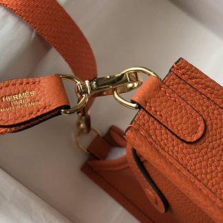 Replica Hermes Evelyne Mini Clemence Leather Bag