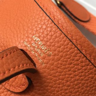 Replica Hermes Evelyne Mini Clemence Leather Bag