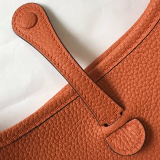 Replica Hermes Evelyne Mini Clemence Leather Bag