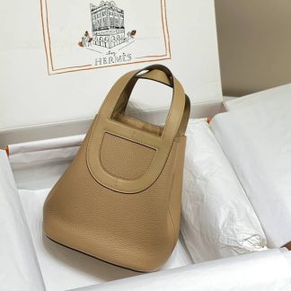 Replica Hermes In The Loop 18 Clemence Leather Bag