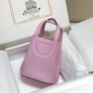 Replica Hermes In The Loop 18 Clemence Leather Bag