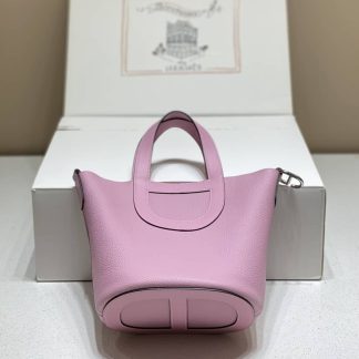 Replica Hermes In The Loop 18 Clemence Leather Bag