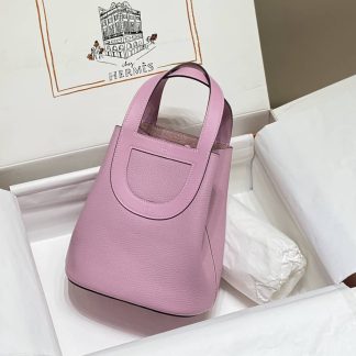 Replica Hermes In The Loop 18 Clemence Leather Bag