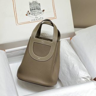 Replica Hermes In The Loop 18 Clemence Leather Bag
