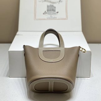 Replica Hermes In The Loop 18 Clemence Leather Bag
