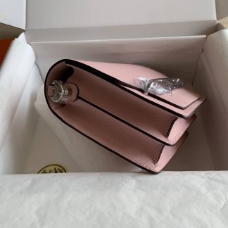 Replica Hermes Mini Roulis 18 Evercolor Leather Shoulder Bag