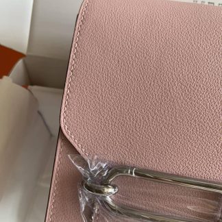 Replica Hermes Mini Roulis 18 Evercolor Leather Shoulder Bag