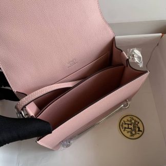 Replica Hermes Mini Roulis 18 Evercolor Leather Shoulder Bag