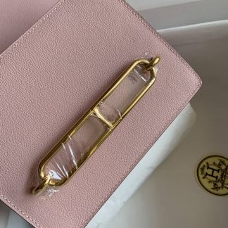 Replica Hermes Mini Roulis 18 Evercolor Leather Shoulder Bag